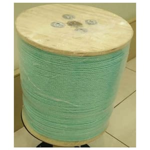 Green PP, three strand - 4mm x 1000m